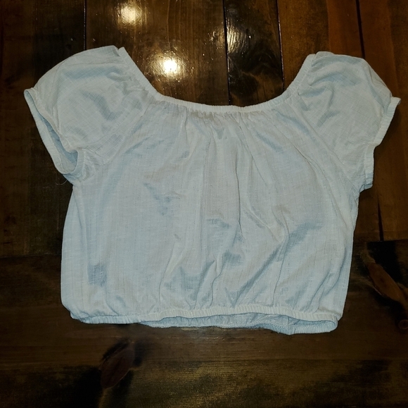 Off White Crop Top Juniors XL - Picture 5 of 5